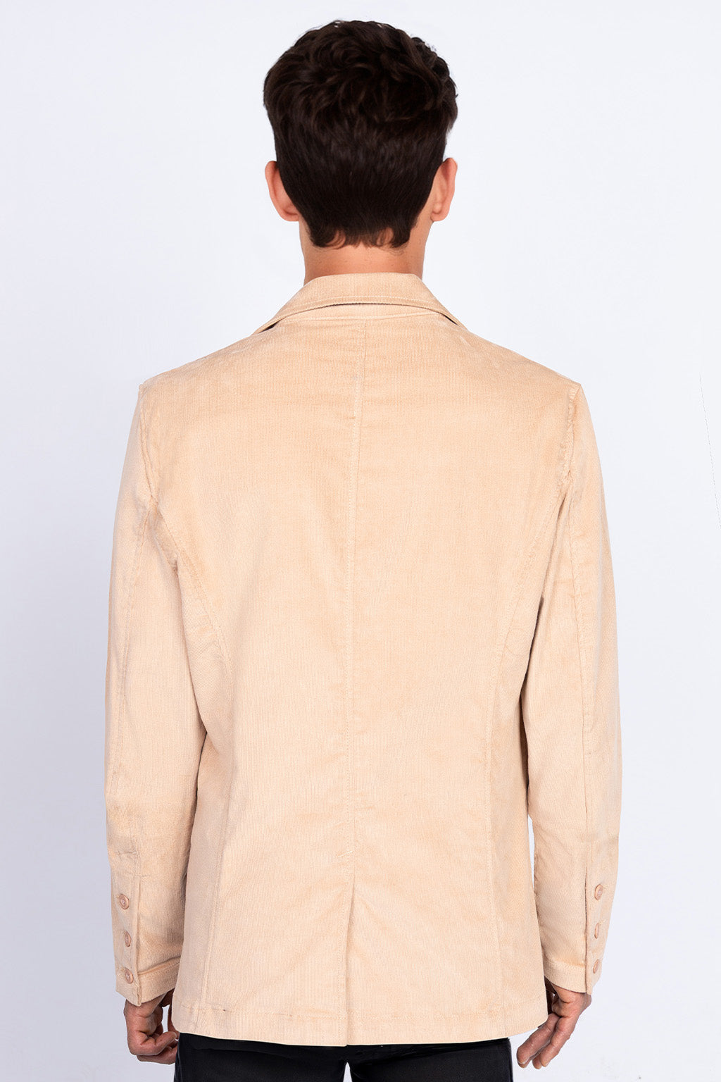Blazer de Hombre Corduroy Beige
