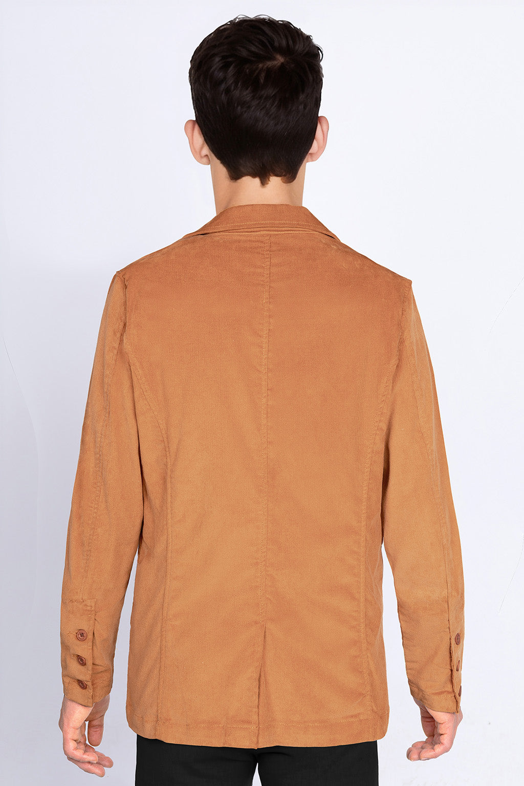 Blazer Hombre Corduroy Camello