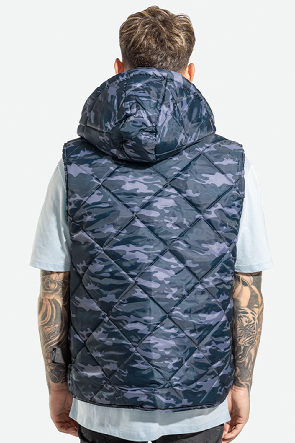 Chaleco Caballero Reversible Camuflado Plomo - 220286