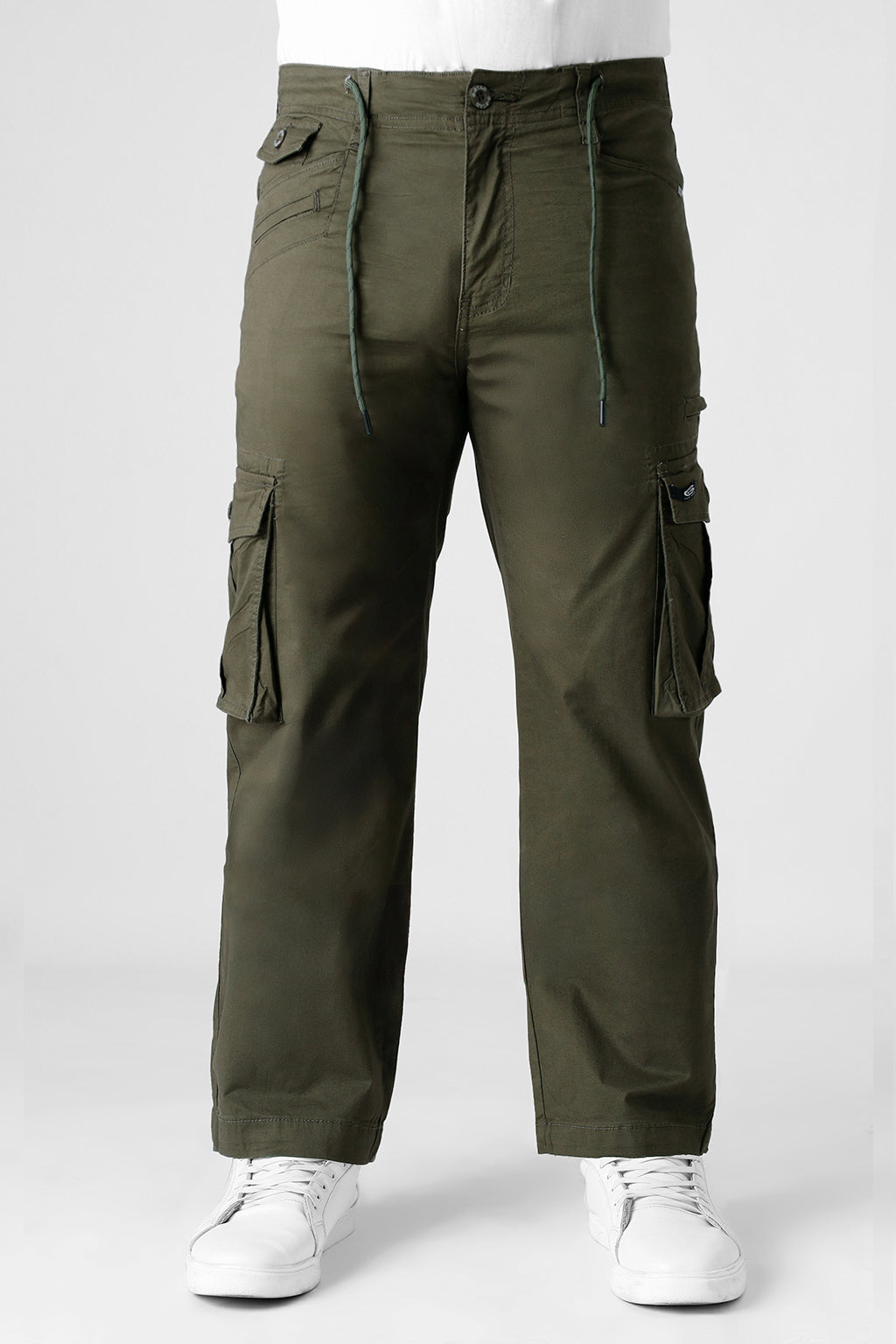 Jogger Drill Cargo Beige