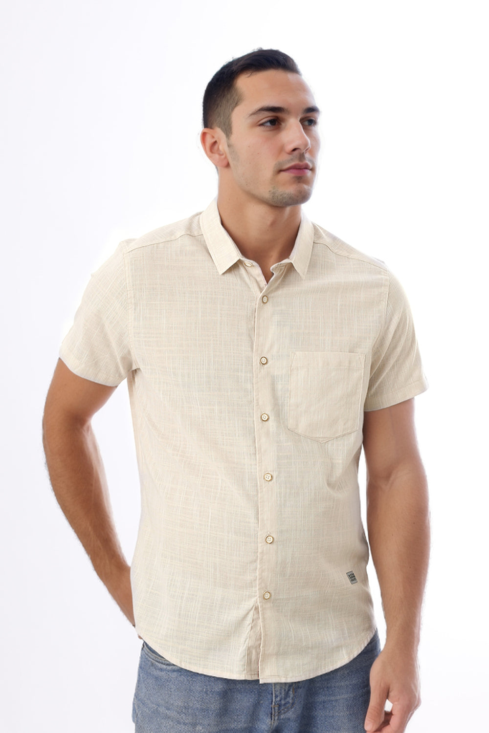 Camisa manga corta Lino  - SG4532