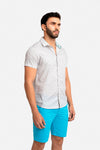 Camisa hombre plomo