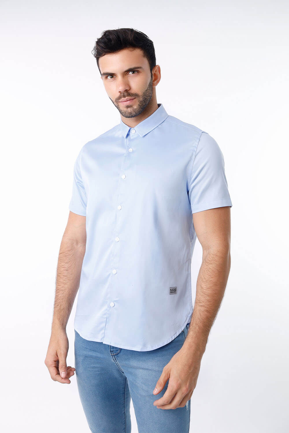 Camisa hombre celeste