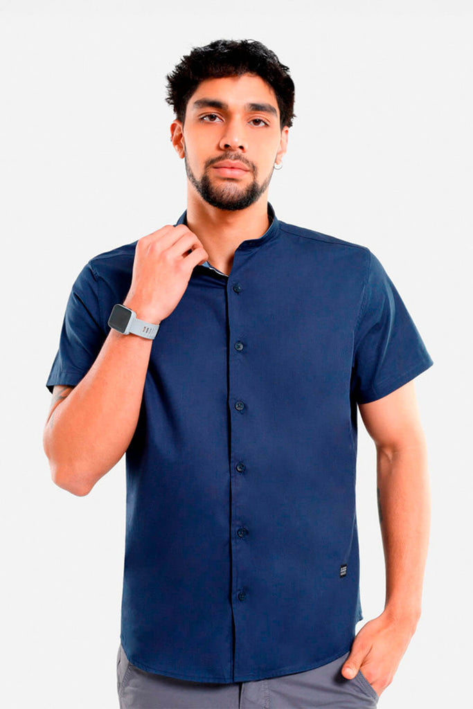 Camisa hombre azul