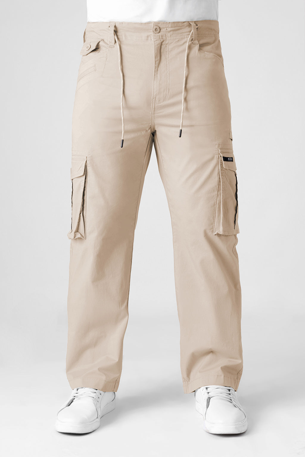 Jogger Drill Cargo Beige