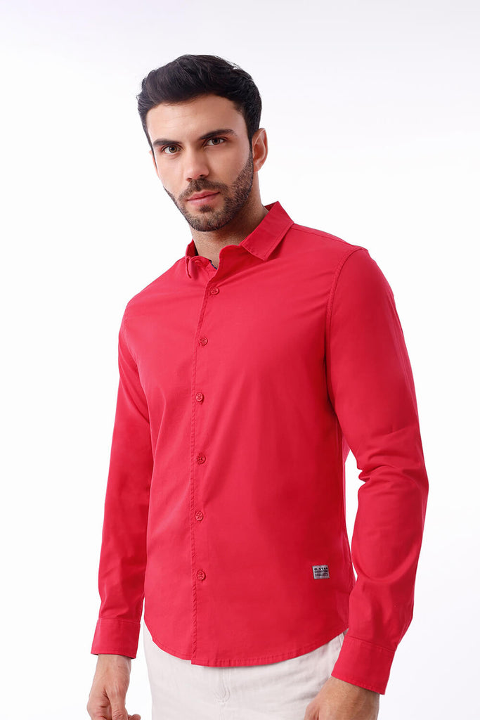 Camisa hombre rojo