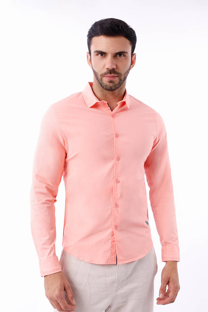 Camisa hombre rosa