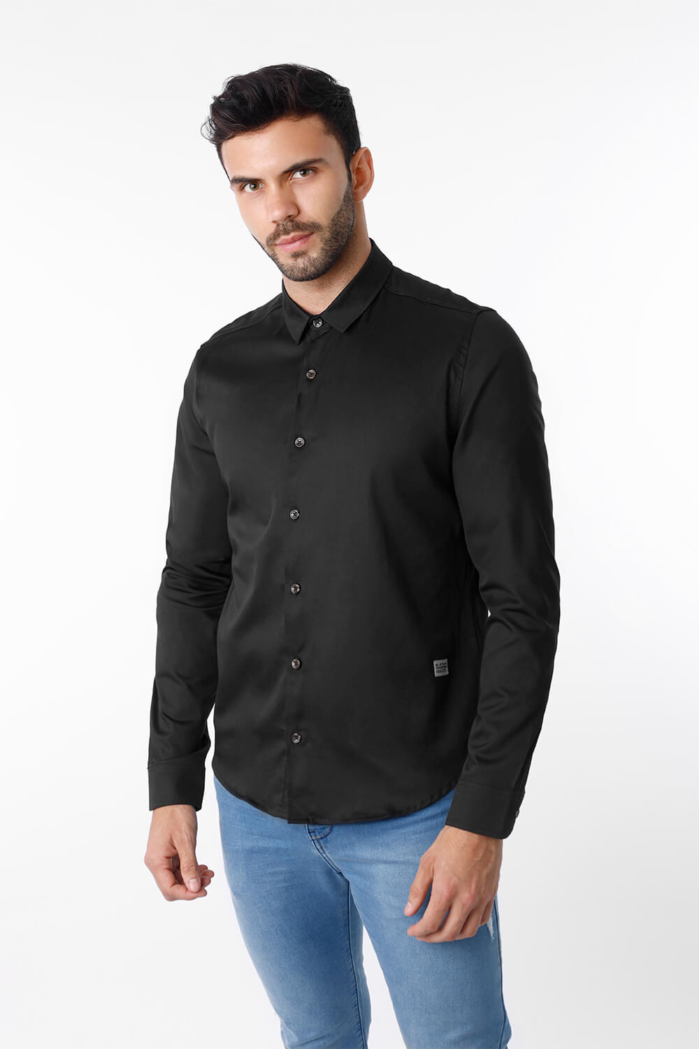 Camisa hombre negro