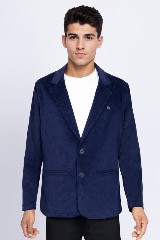 Blazer de Hombre Corduroy Azul