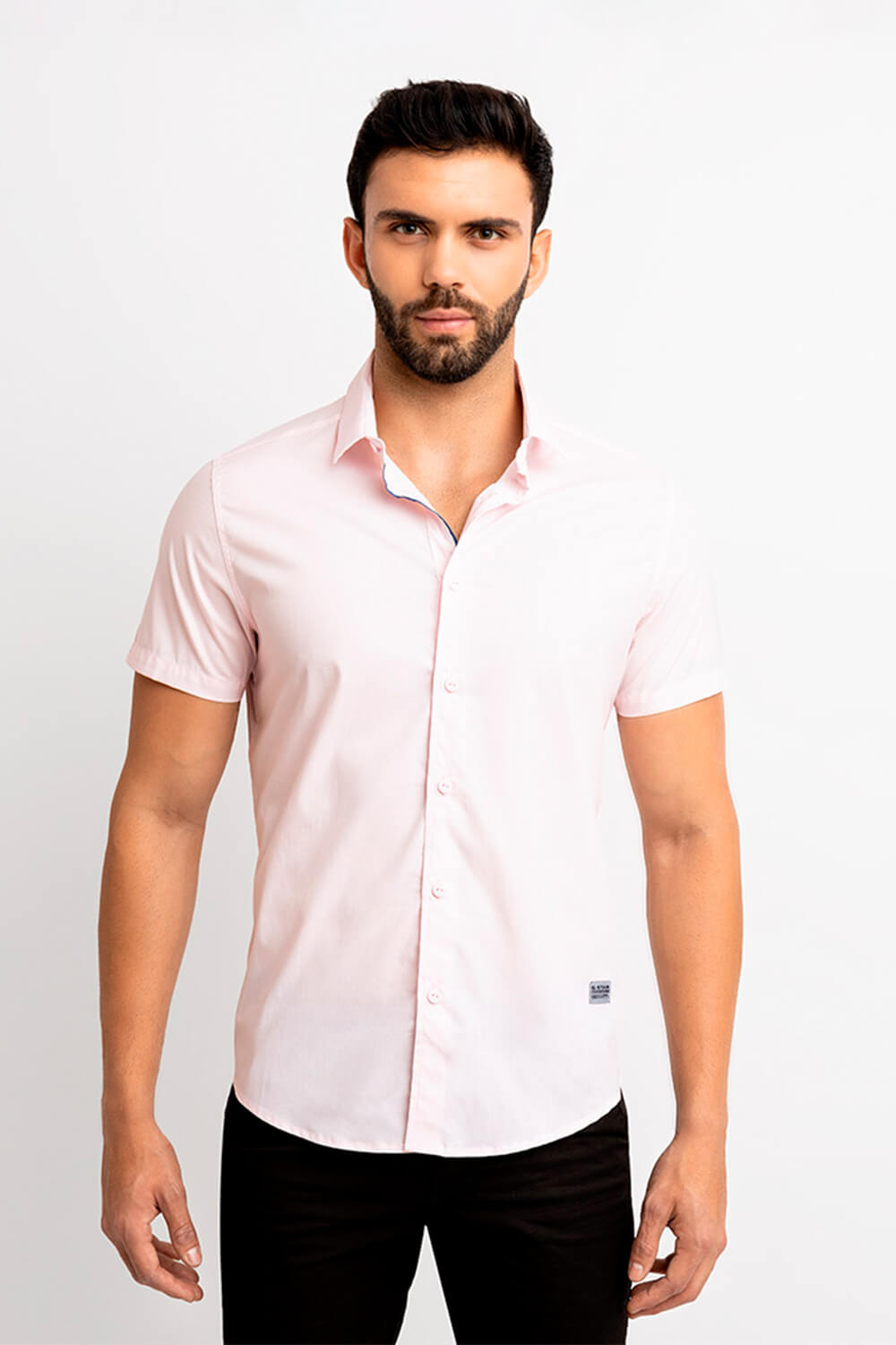 Camisa hombre rosado