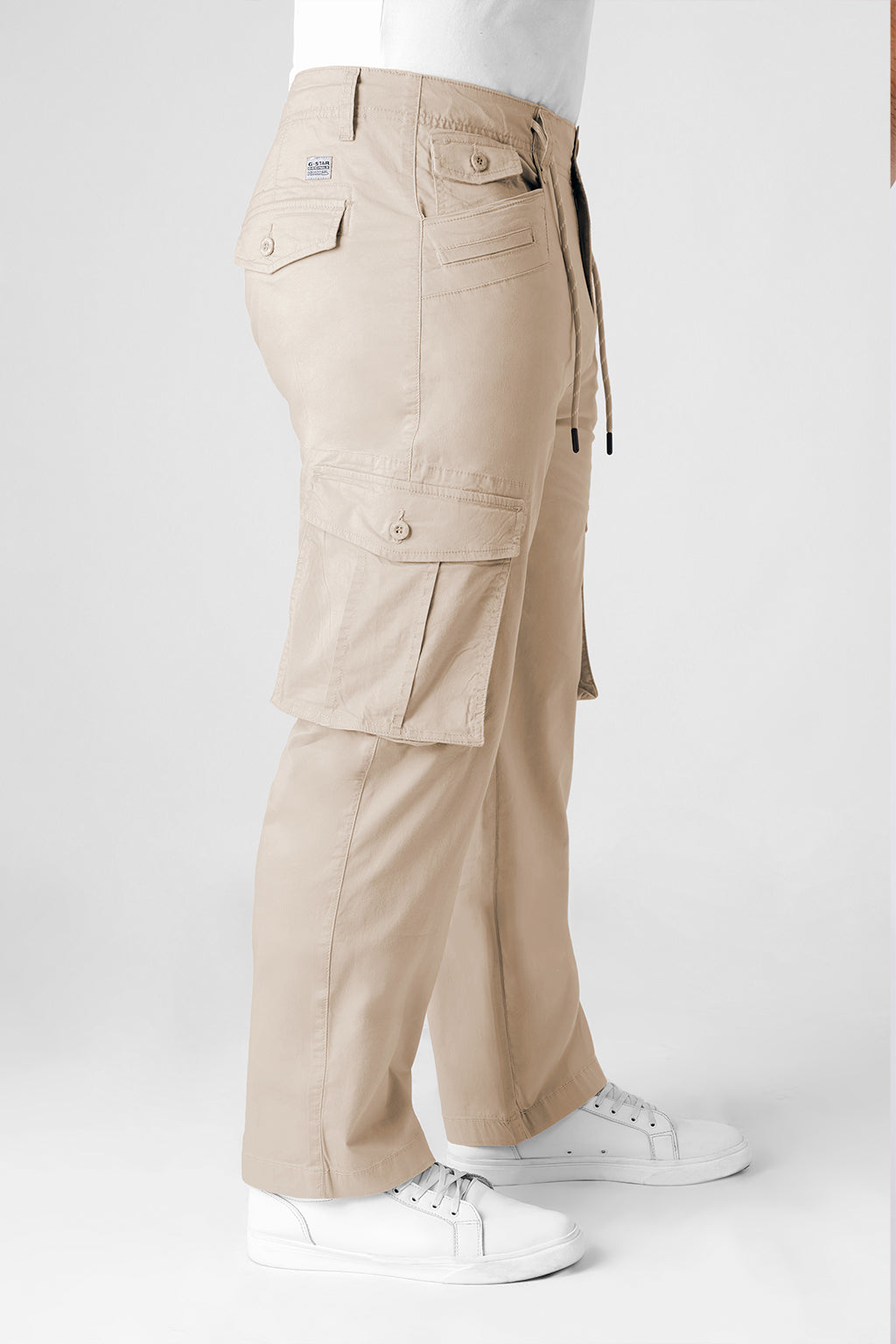 Jogger Drill Cargo Beige