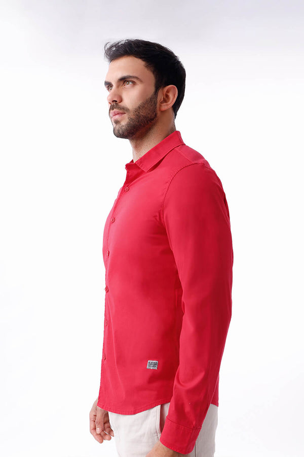 Camisa hombre rojo