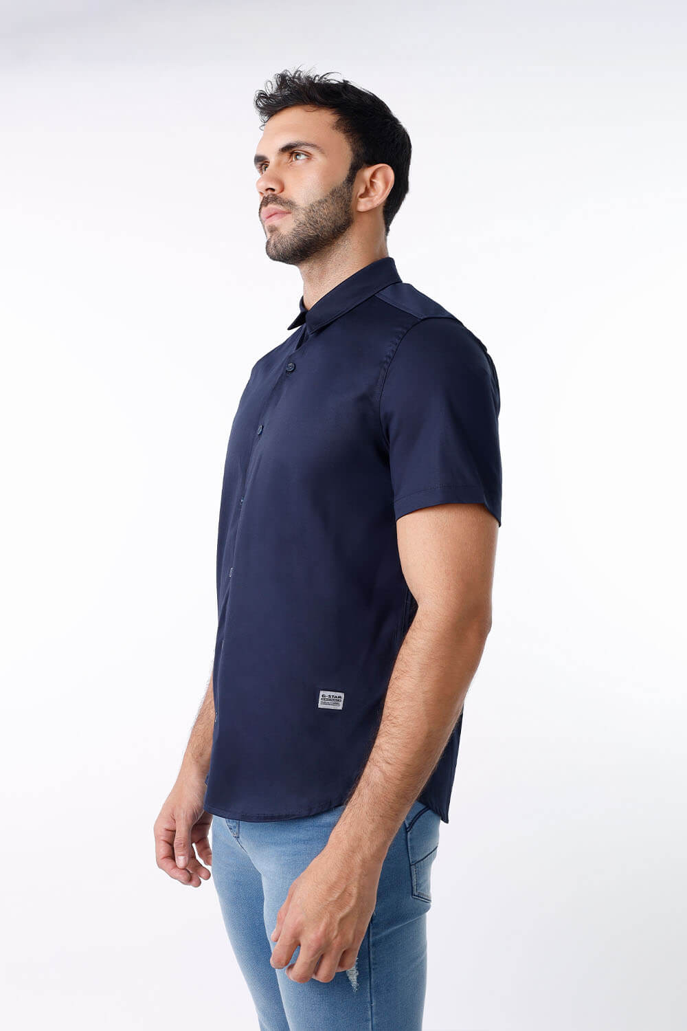 Camisa hombre azul