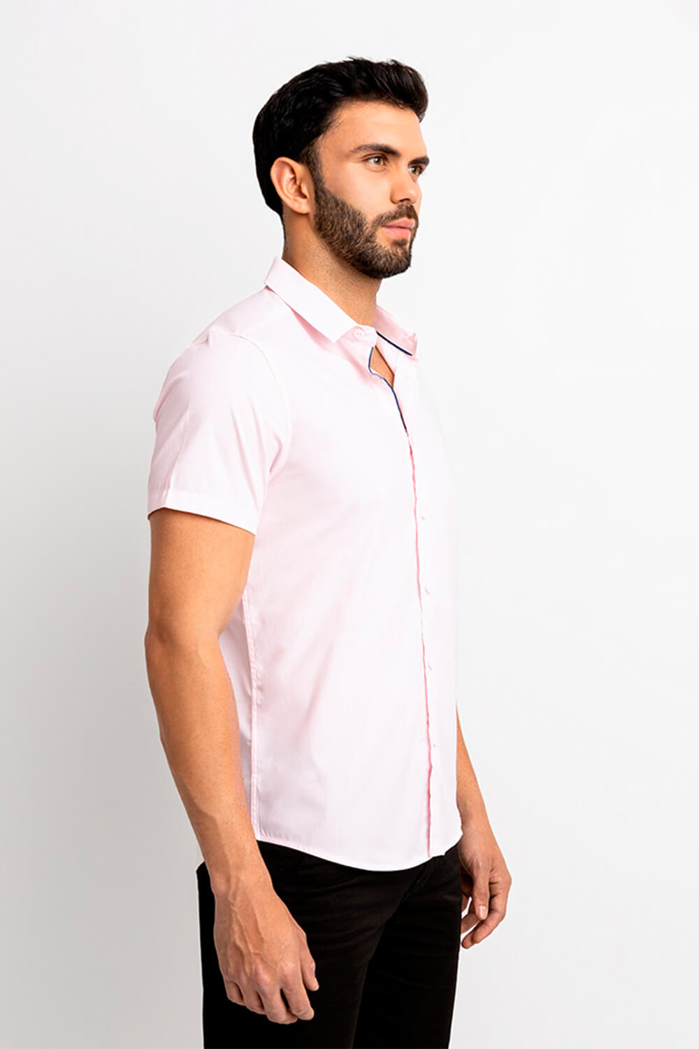 Camisa hombre rosado