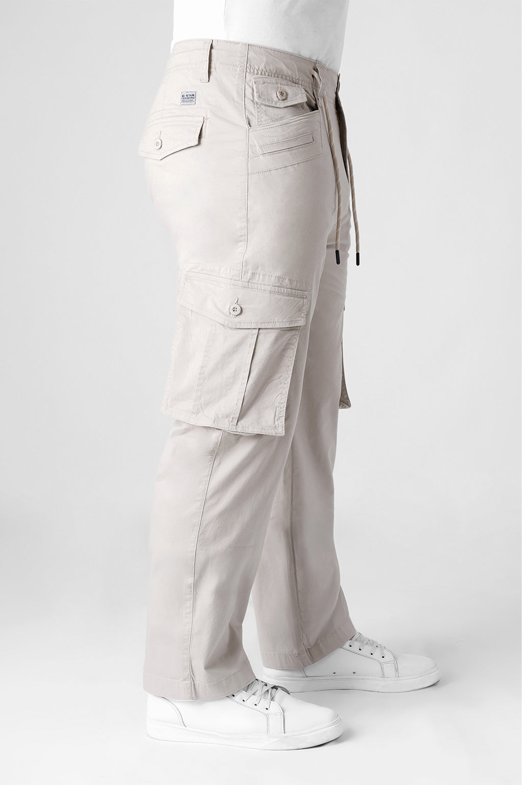 Jogger Drill Cargo Beige