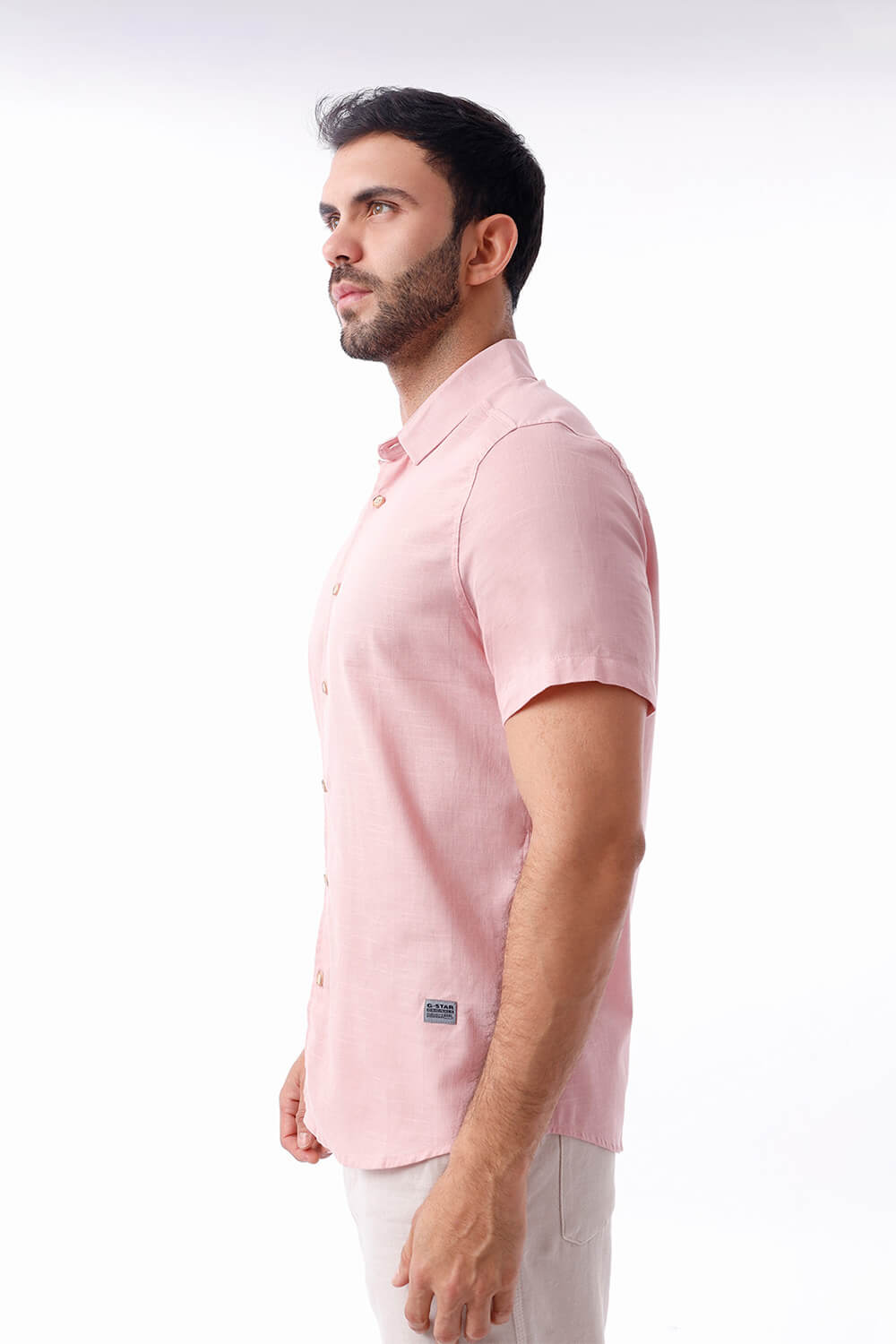 Camisa hombre rosado