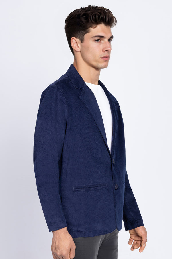 Blazer de Hombre Corduroy Azul