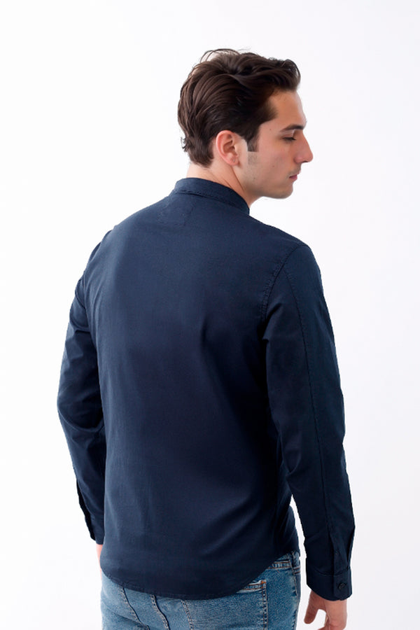 Camisa hombre azul