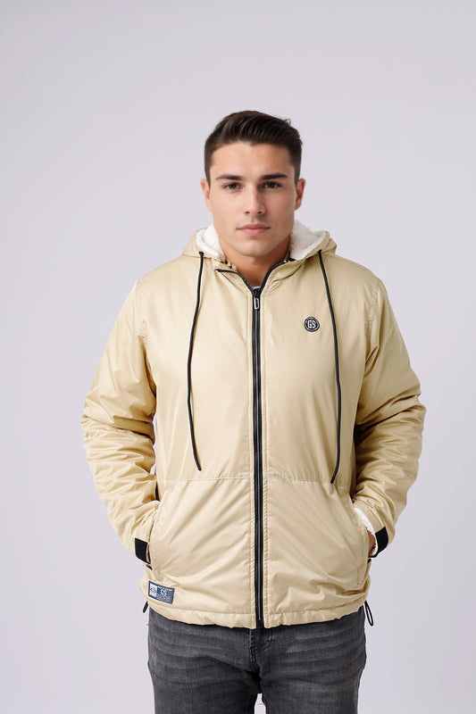 Casaca cortaviento Capucha desmontable