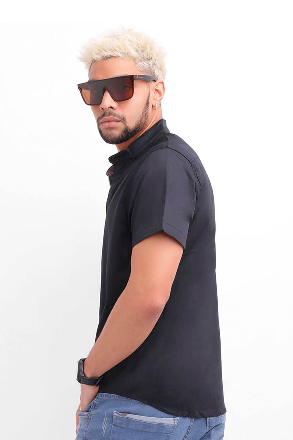 Camisa hombre negro