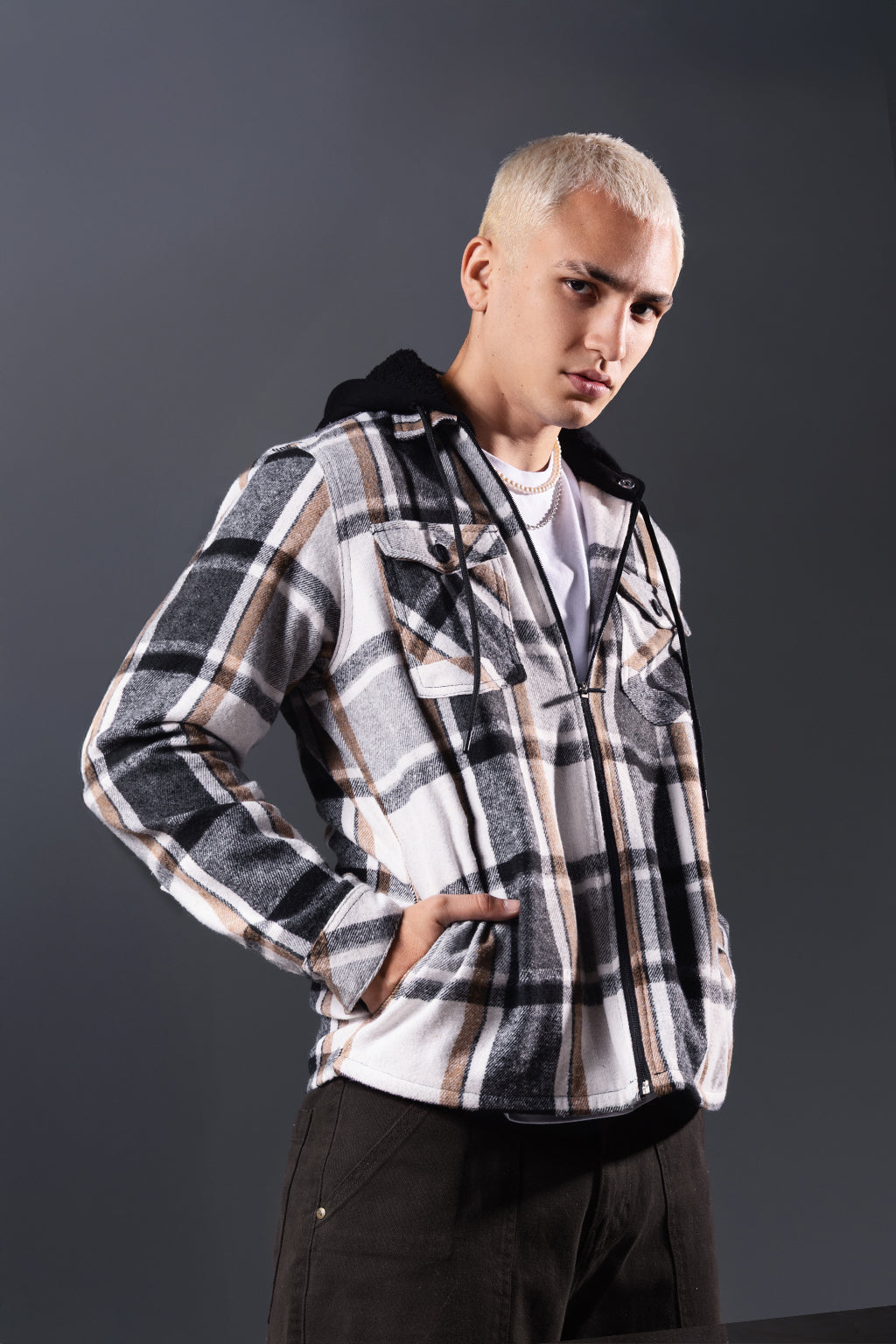 Camisaco Thiago Marrón