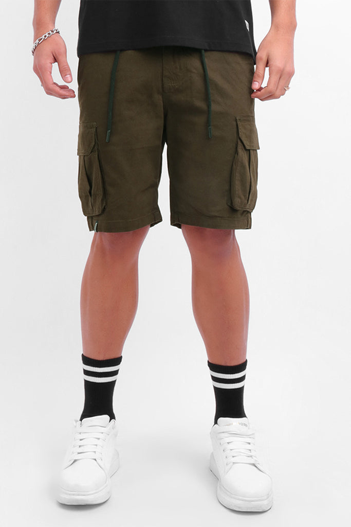 Short Hombre Cargo Verde Militar - 210232