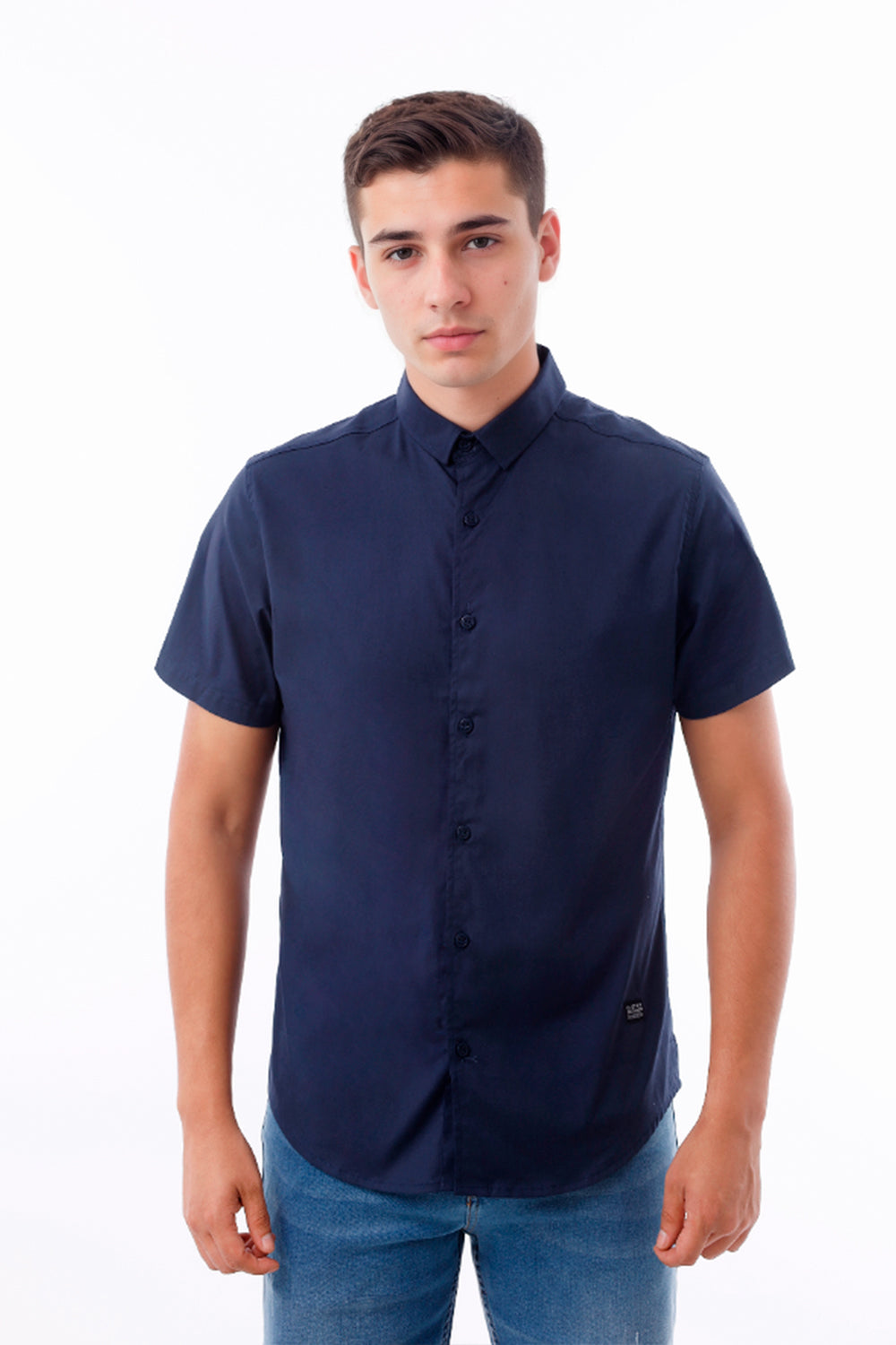 Camisa Hombre Manga Corta Strech - 220402
