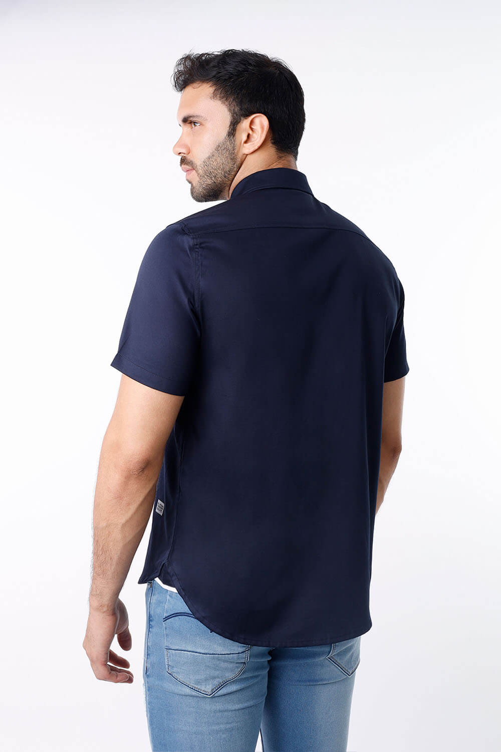 Camisa manga corta satinada - 230109