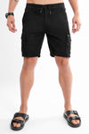 Short Hombre Cargo Negro - 220252