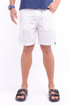 Short Blanco Hombre Estampado Peces Colores - 210506