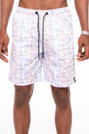 Short Blanco Hombre Estampado Bacterias - 210517