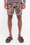 Short Playero Gris Hombre Estampado Camuflado - 210323