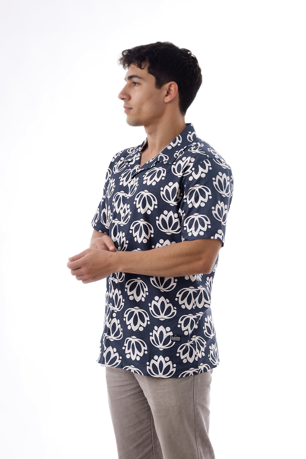 Camisa Lino Azul
