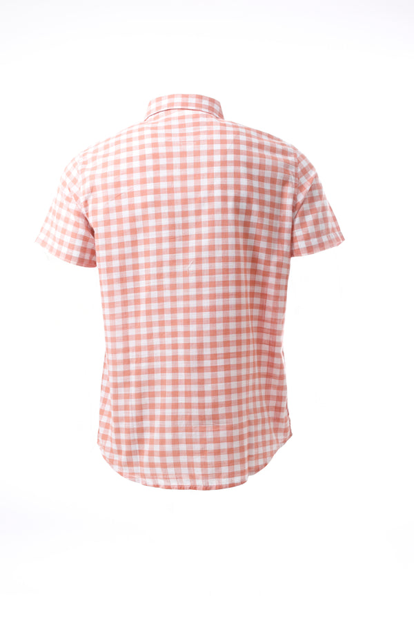 Camisa Lino Cuadros - 230206