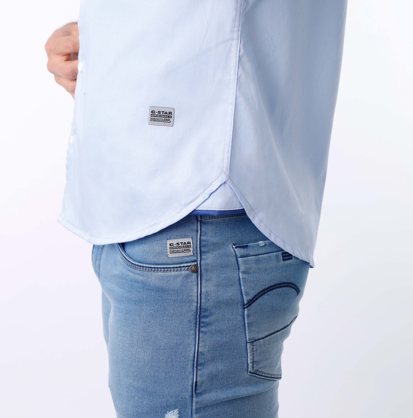 Camisa manga corta satinada - 230109