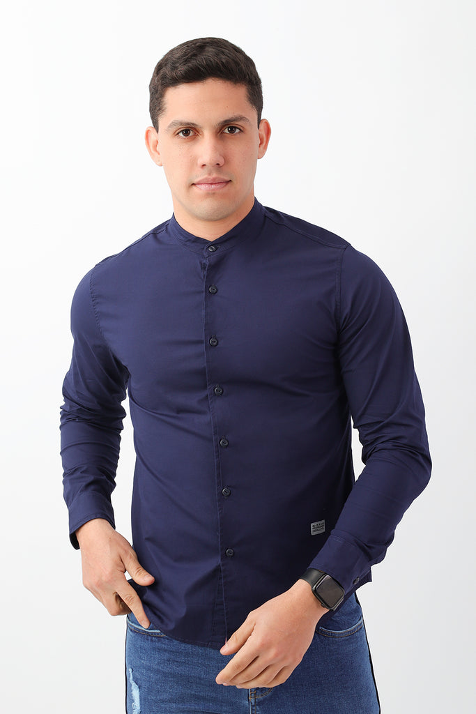 Camisa hombre azul