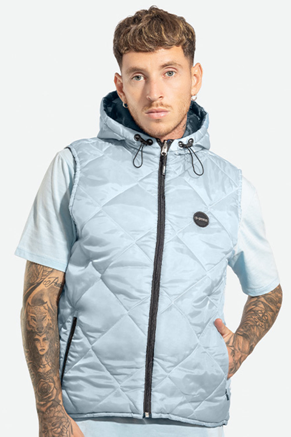 Chaleco Caballero Reversible Camuflado Plomo - 220286