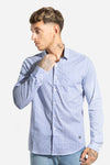 Camisa hombre blanco estampado