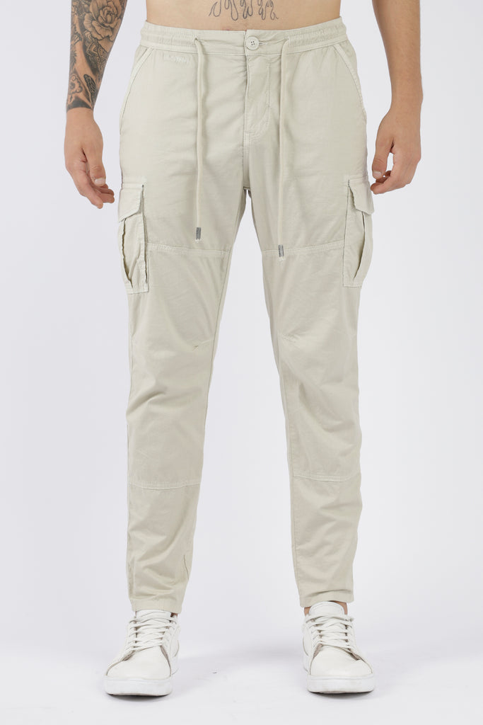 Jogger hombre beige