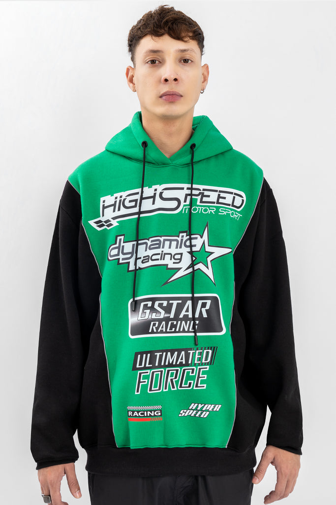 Polera Hombre Franela/Racing Verde - 230059