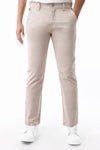 Pantalón Hombre Cotton Satín Chinos Beige - 230039