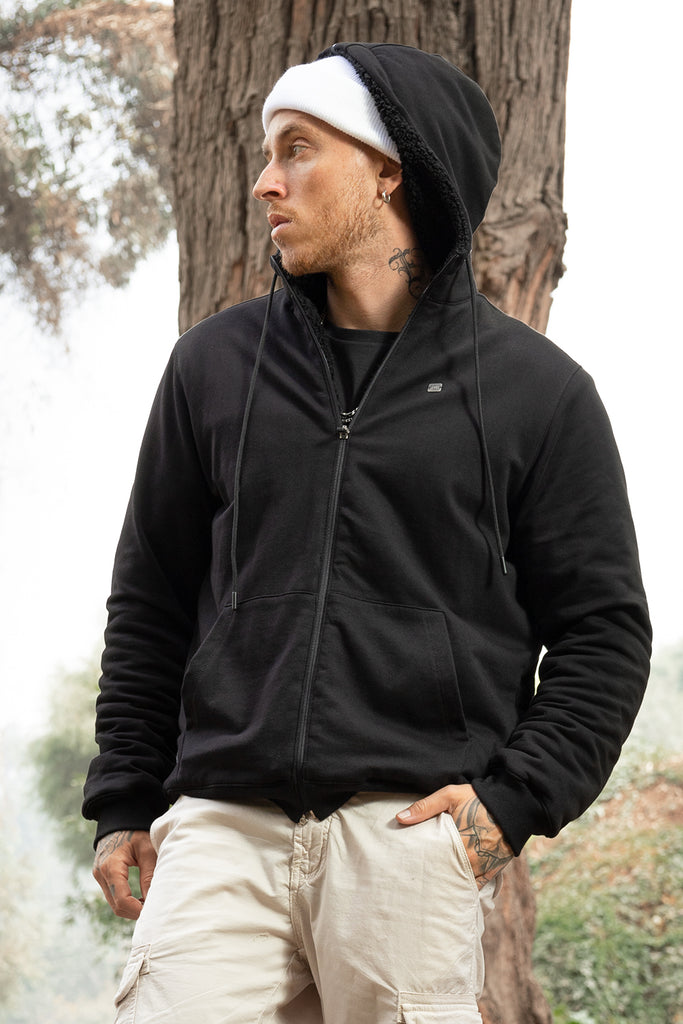 Polera hombre negro