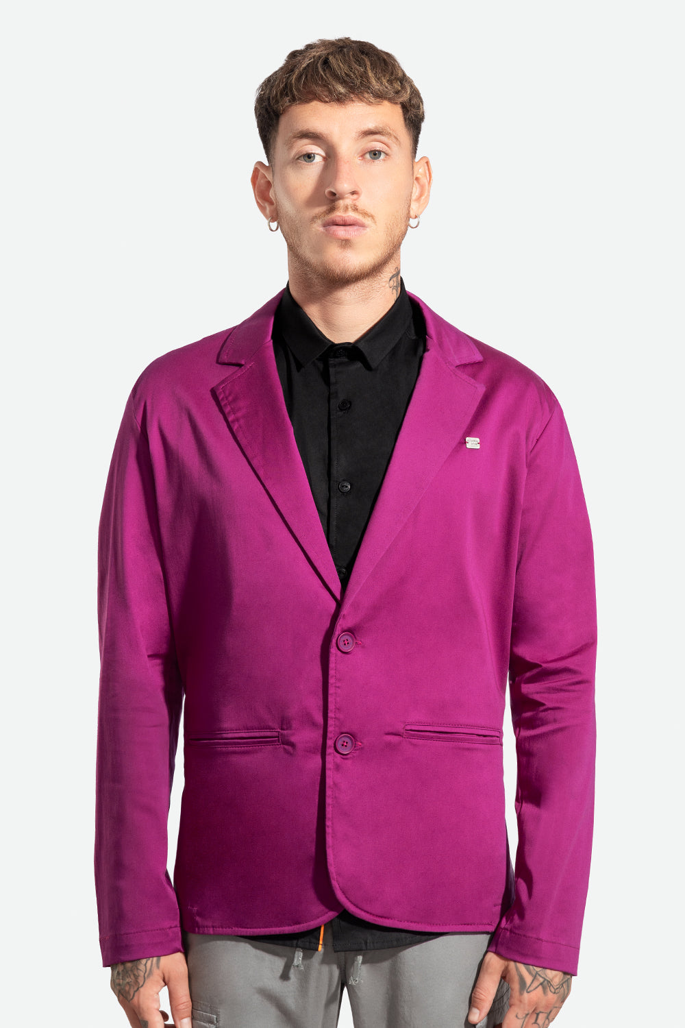 Blazer hombre guinda