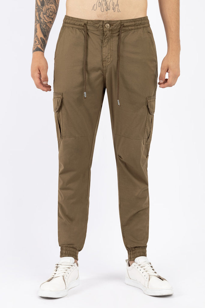 Jogger hombre marron
