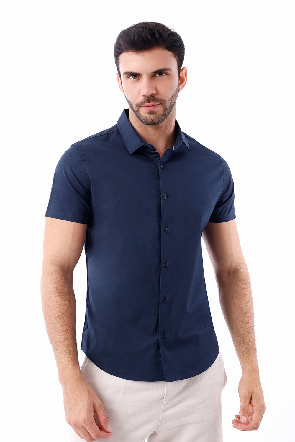 Camisa hombre azul