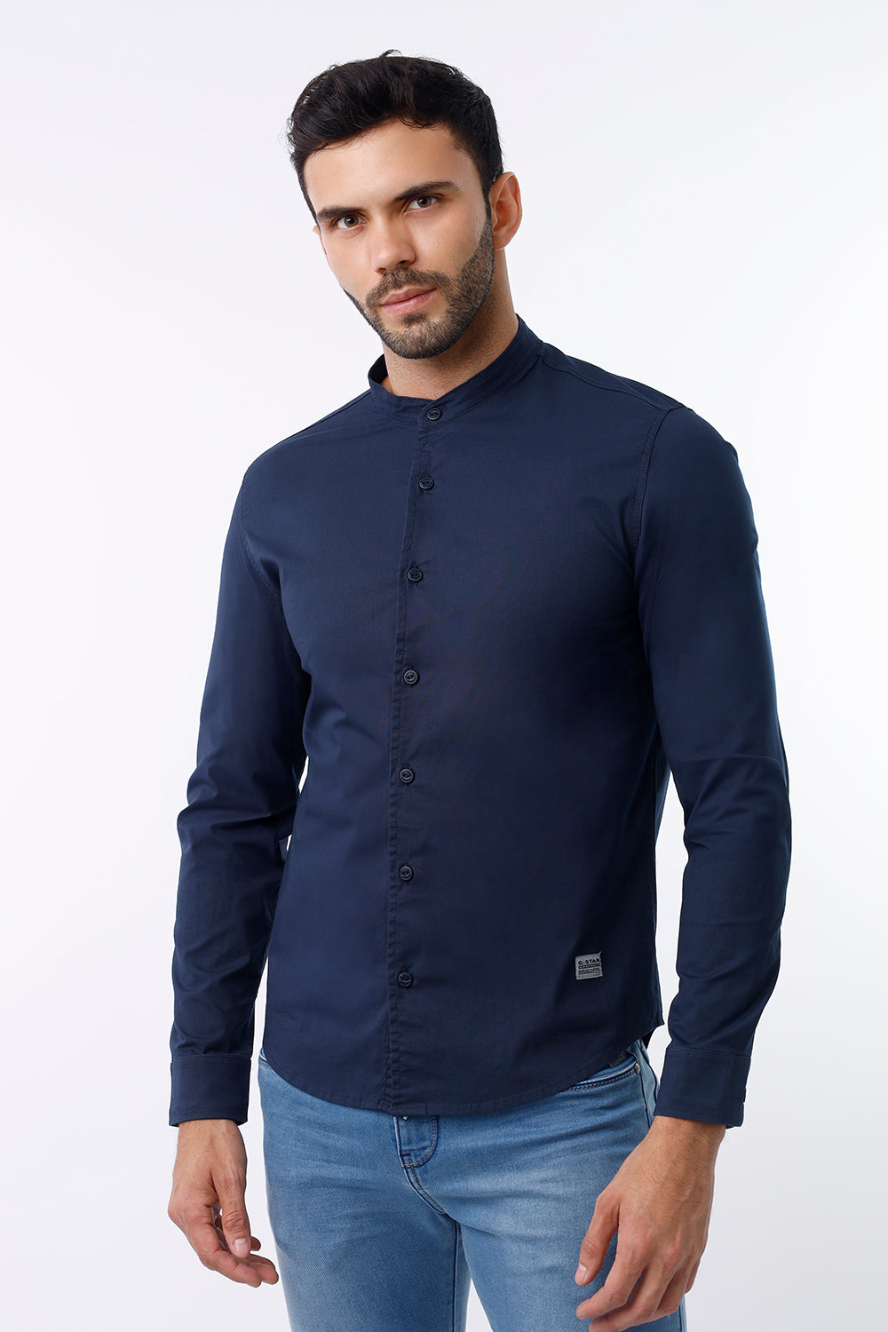 Camisa hombre azul