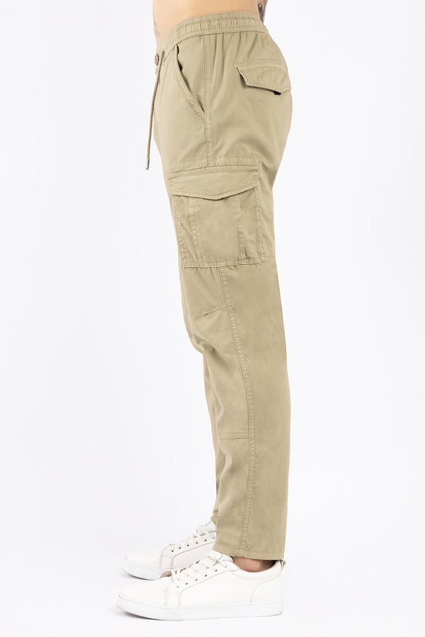 Jogger hombre beige
