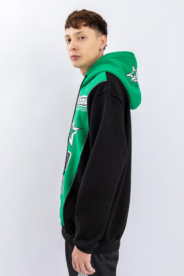 Polera Hombre Franela/Racing Verde - 230059