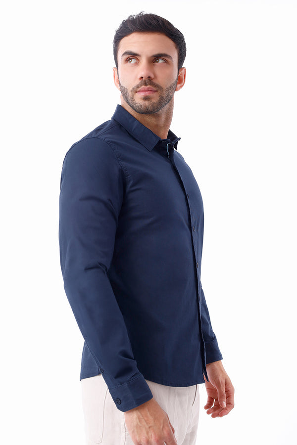 Camisa hombre azui