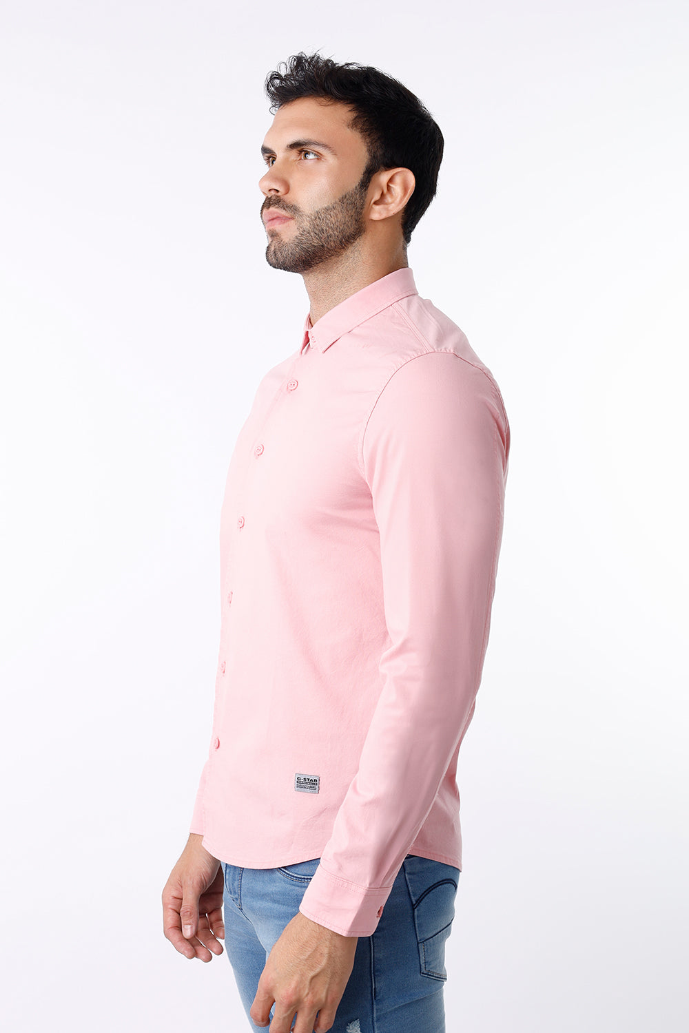 Camisa hombre rosa